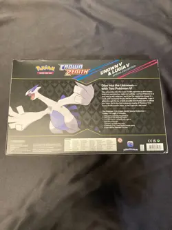 Pokemon Crown Zenith Lugia V & Unown V Special Collection Box Sealed - Image 2