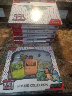 Pokemon TCG Scarlet & Violet 151 Poster Collection Boxes - Sealed Lot Case of 12 - Image 2