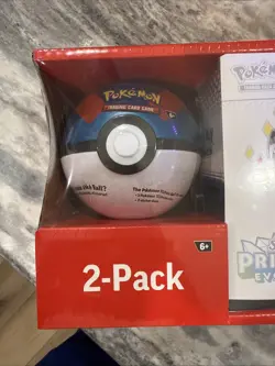 Pokemon TCG Prismatic Evolution ETB - Pokeball Tin 2 pack factory sealed - Image 5