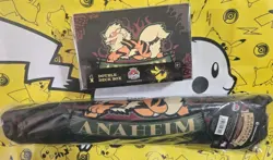 Pokemon Worlds Anaheim 2025 Rockabilly Arcanine Playmat & Double Deck Box - Image 1