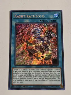 Kashtiratheosis PHHY-EN058 Secret Rare Yugioh Photon Hypernova 1st Edition Mint - Image 1