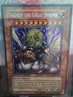 Theinen the Great Sphinx MC2-EN006 YuGiOh Master Collection Volume 2 - Image 1