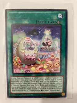 YUGIOH MISPRINT NO NAME - Yummyusment Acroquey - JUSH-EN024 - Rare 1st ED NM/M - Image 1