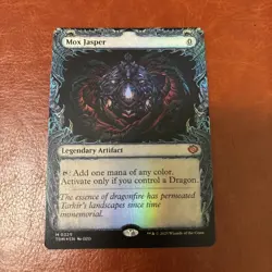 Magic the Gathering Tarkir: Dragonstorm Mox Jasper Showcase Foil Card 0325🔥 - Image 2