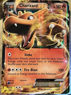 Pokemon TCG Charizard EX Holo Ultra Rare Jumbo Card 2014 - Image 1