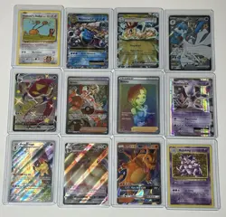 Pokemon Card Lot EX GX VMAX Full Art Trainers Evolutions Charizard Blastoise Mew - Image 1