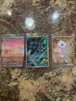 Sealed Pokemon 151 3 Card Promo Set Gold Metal,Mew,Mewtwo UltraPremiumCollection - Image 1