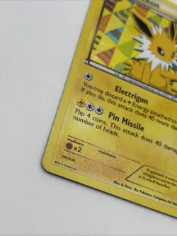 Pokemon Jolteon BW91 Black and White Holo Rare Black Star Promo Card LP Orb Holo - Image 2