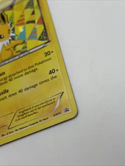 Pokemon Jolteon BW91 Black and White Holo Rare Black Star Promo Card LP Orb Holo - Image 3