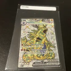 Pokemon TCG: Tyranitar Ex 211/197 Obsidian Flames Ultra Rare 🔥 NM Pokemon Card - Image 1