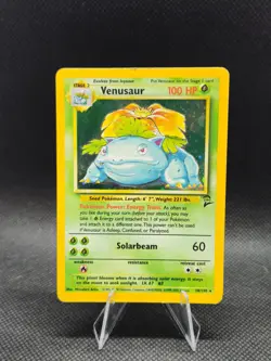 Pokemon TCG Venusaur Base Set 2 Holo Unlimited Rare Card Mp - Image 1