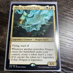 Miirym, Sentinel Wyrm #284 (NM) Baldur's Gate CLB Magic MTG regular - Image 1