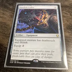 MTG - Basilisk Collar - Battle for Baldur's Gate - CLB - #300 NM - Image 1