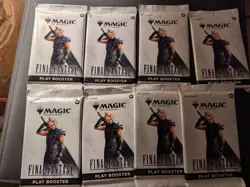 8x Final Fantasy Magic the Gathering Play Booster packs mtg x8 - Image 1
