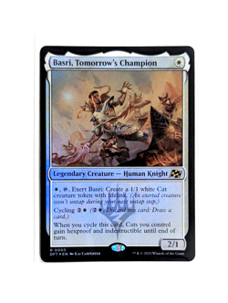Basri, Tomorrow's Champion R 0003 FOIL MTG Aetherdrift DFT EN NM/M - Image 1