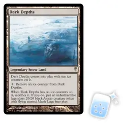 DARK DEPTHS Coldsnap CSP Magic MTG MINT CARD - Image 1