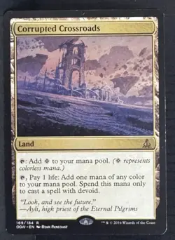 Corrupted Crossroads #169 Oath of the Gatewatch OGW Magic MTG Colorless Land - Image 1