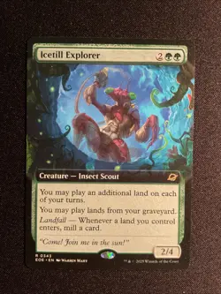 MTG - Icetill Explorer (Extended Art) Edge of Eternities Regular 0343 - NM - Image 1