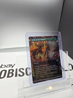 Clash of the Eikons (Borderless) Final Fantasy Foil MTG Magic The Gathering MINT - Image 1