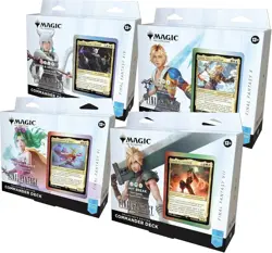 MTG FINAL FANTASY Collector Commander Decks - Set of 4 - BRAND NEW SEALED - Image 1