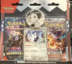 Pokemon Two Pack Blister Twilight Masquerade Obsidian Flames - Image 1