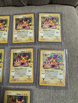 (10) Lot 2021 Pokemon Celebrations Classic Collection Birthday Pikachu Holo #24 - Image 3