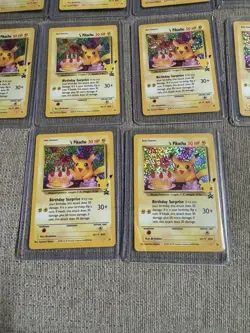 (10) Lot 2021 Pokemon Celebrations Classic Collection Birthday Pikachu Holo #24 - Image 4