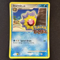 Starmie - 5/16 - Pokemon Rumble - Holo Stamped - Pokemon TCG 2009 Vintage - Image 1