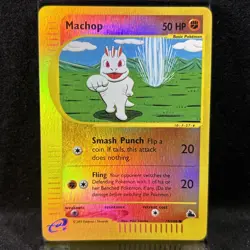 Machop 74/144 Skyridge Reverse Holo Rare Pokemon TCG Nintendo e-reader - Image 1