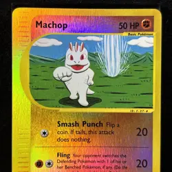 Machop 74/144 Skyridge Reverse Holo Rare Pokemon TCG Nintendo e-reader - Image 3