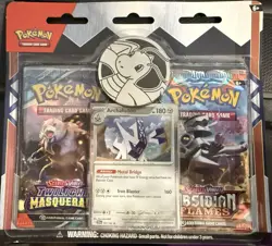 Pokemon Two Pack Blister Twilight Masquerade Obsidian Flames - Image 1