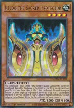 Yugioh! LP Keldo the Sacred Protector - MAMA-EN025 - Ultra Rare - 1st Edition Li - Image 1