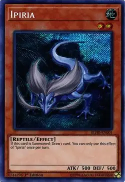 Yugioh! LP Ipiria - BLHR-EN001 - Secret Rare - 1st Edition Lightly Played, Engli - Image 1