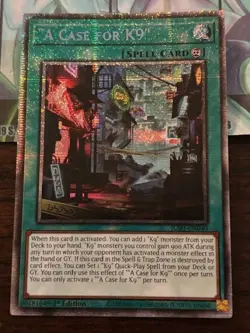 Yugioh 1x "A Case for K9" Starlight Rare JUSH-EN040 Justice Hunters 1st Ed NM - Image 2