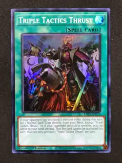 YuGiOh! Triple Tactics Thrust RA03-EN072 Quarter Century Bonanza Super Rare NM - Image 1