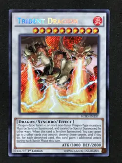 Yugioh- Trident Dragion - LC5D-EN237 - 1st Edition - Secret Rare - VLP - Image 1