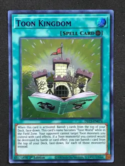 | Yugioh Toon Kingdom DLCS-EN074 1st Edition BLUE Ultra Rare LP 🔥 | - Image 1