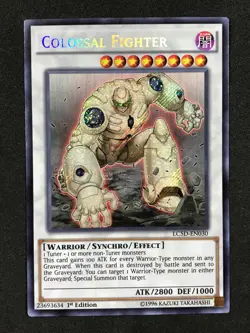 🔥YUGIOH • COLOSSAL FIGHTER • SECRET RARE • LC5D-EN030 • 1st EDITION • VLP🔥 - Image 1