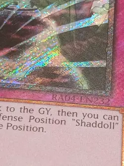 Yugioh! Sinister Shadow Games - RA04-EN232 - Platinum Secret Rare - 1st Edition - Image 4