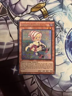 (YcL) Yugioh - Gagaga Sister WSUP-EN006 1st Edition Prismatic Secret Rare VLP - Image 1