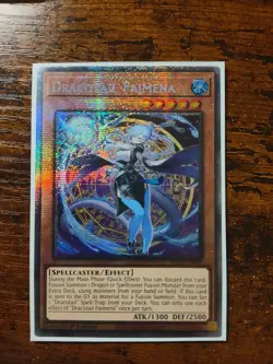 YUGIOH! Dracotail Faimena x1 Starlight Rare JUSH-EN002 NM Condition - Image 1