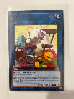 YUGIOH MISPRINT NO NAME - Cross-Sheep - JUSH-EN048 - Rare 1st ED NM/M - Image 1