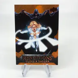 Marvel Card Cloak & Dagger 84 Orange /299 Fleer Upper Deck Renditions [NM] - Image 1