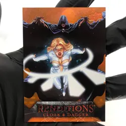 Marvel Card Cloak & Dagger 84 Orange /299 Fleer Upper Deck Renditions [NM] - Image 2