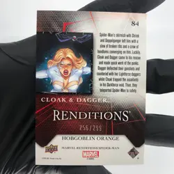 Marvel Card Cloak & Dagger 84 Orange /299 Fleer Upper Deck Renditions [NM] - Image 3