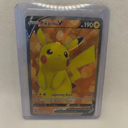 Pikachu V - 157/172 - Full Art Rare Brilliant Stars Set - Pokemon Card - Image 1