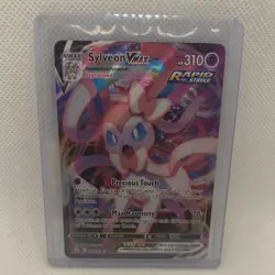 Sylveon VMAX 075/203 - SWSH07: Evolving Skies - Holo Pokemon Card - Image 1