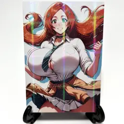 Bleach Orihime Inoue Sexy Anime Waifu Girl Doujin Lewd Goddess Story Art Card - Image 2