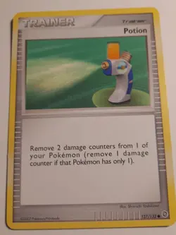 Potion Trainer Pokemon Card 127/132 2007 Regular - Image 1