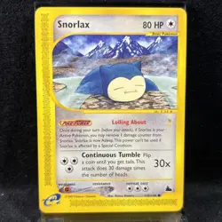 Snorlax 100/144 Skyridge Regular rare 2002 common PTCG card - Image 1